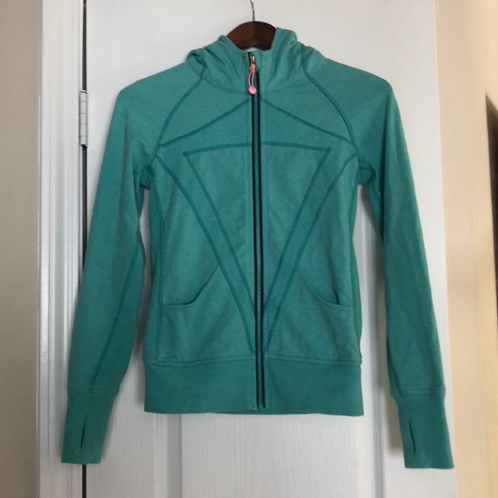 Ivviva / Lululemon girls teal jacket!!!